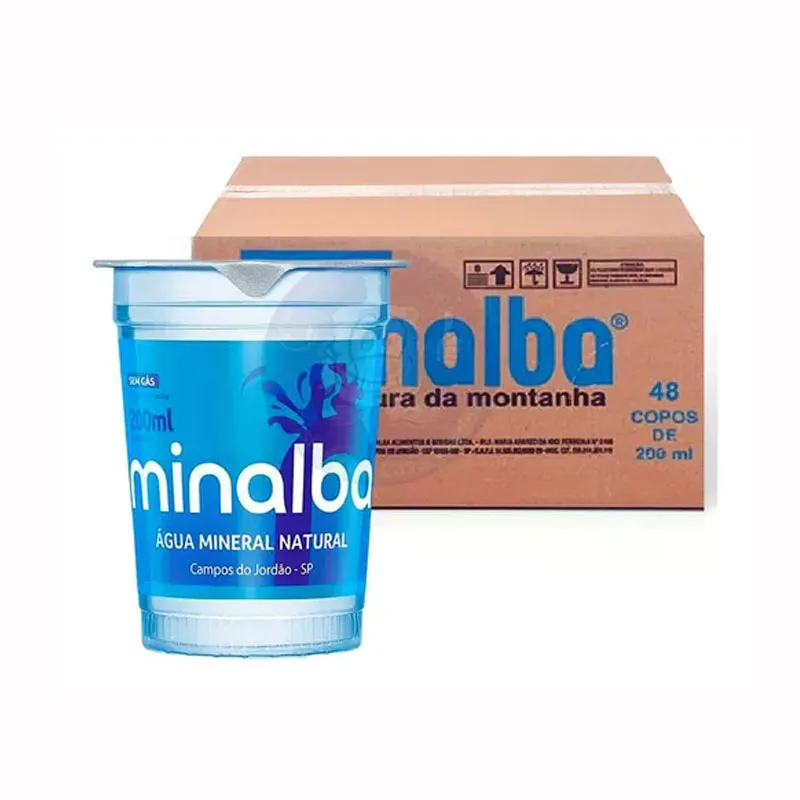 Agua mineral sem gas minalba 200ml