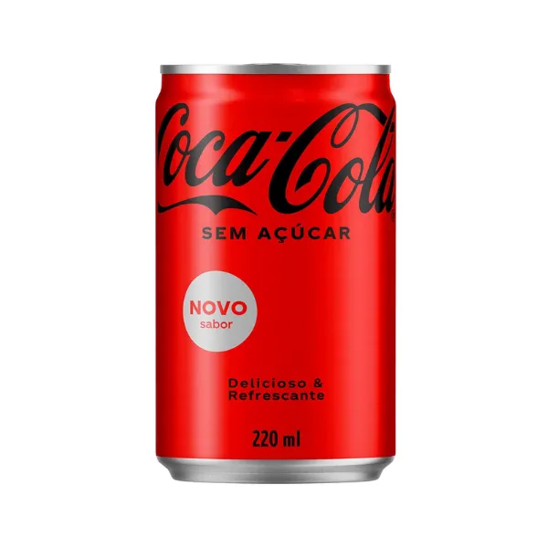 Coca cola lata 220ml caixa com 6 unidades