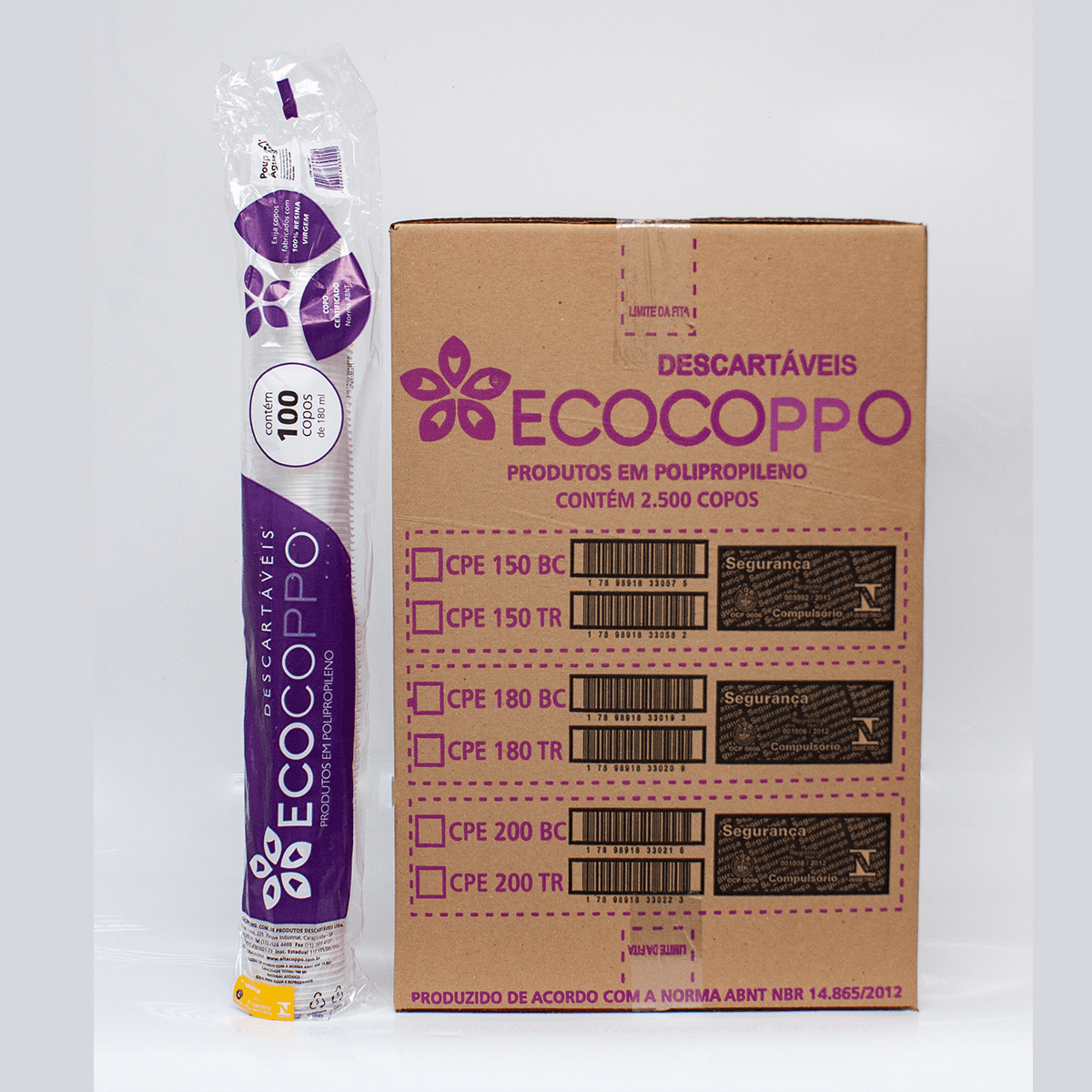 Copo descartável 180ml