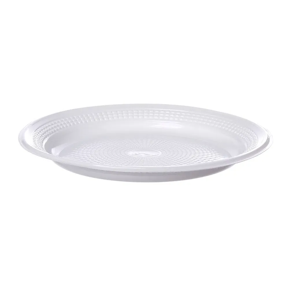 Prato descartavel refeição 21cm caixa com 50 unidades
