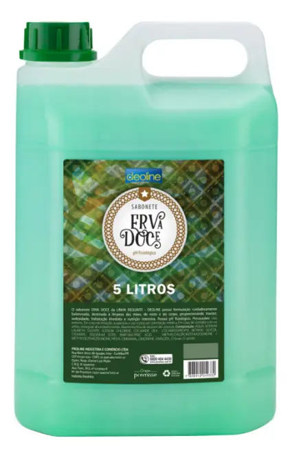 Sabonete líquido Erva Doce 5 LTS