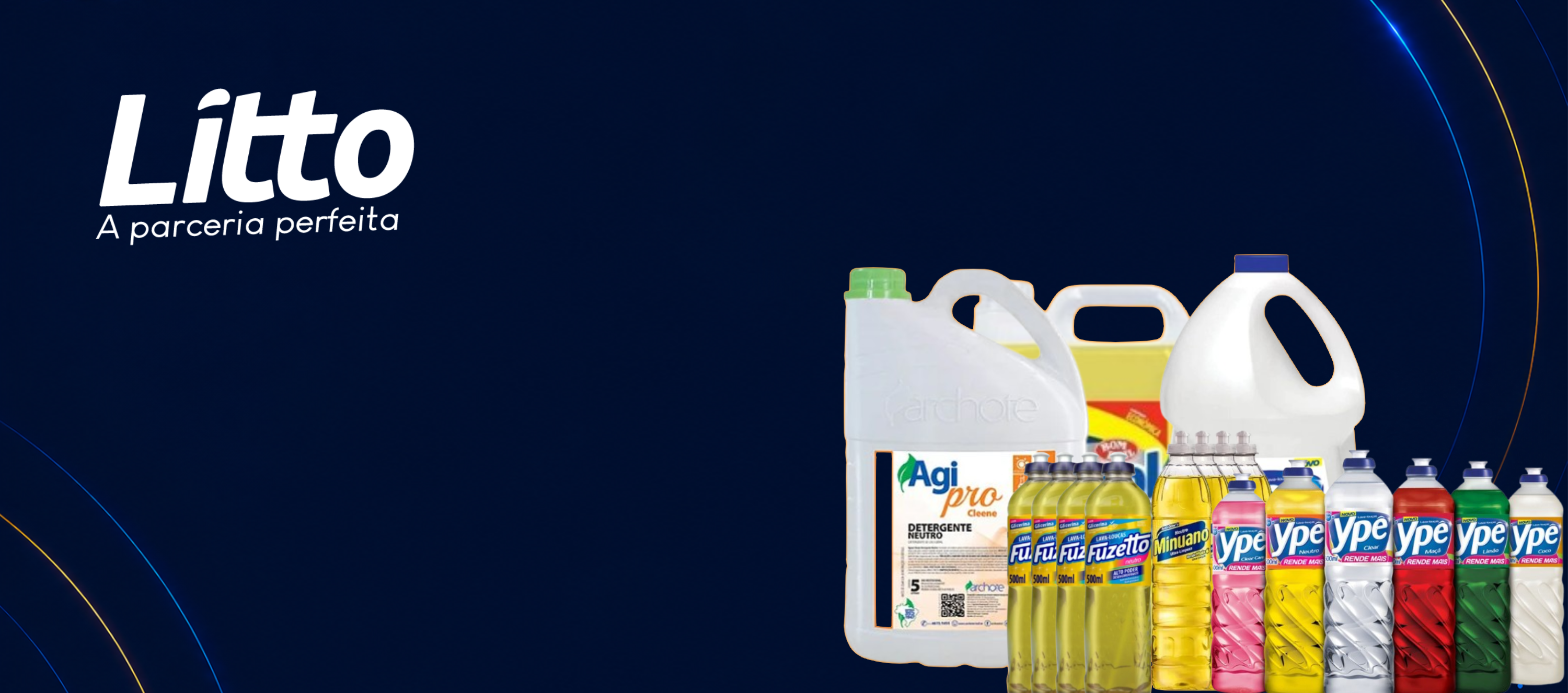 Detergentes para limpeza profissional